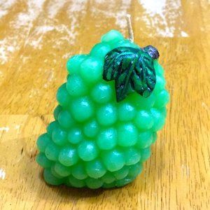 Decorative Green Grapes Candle